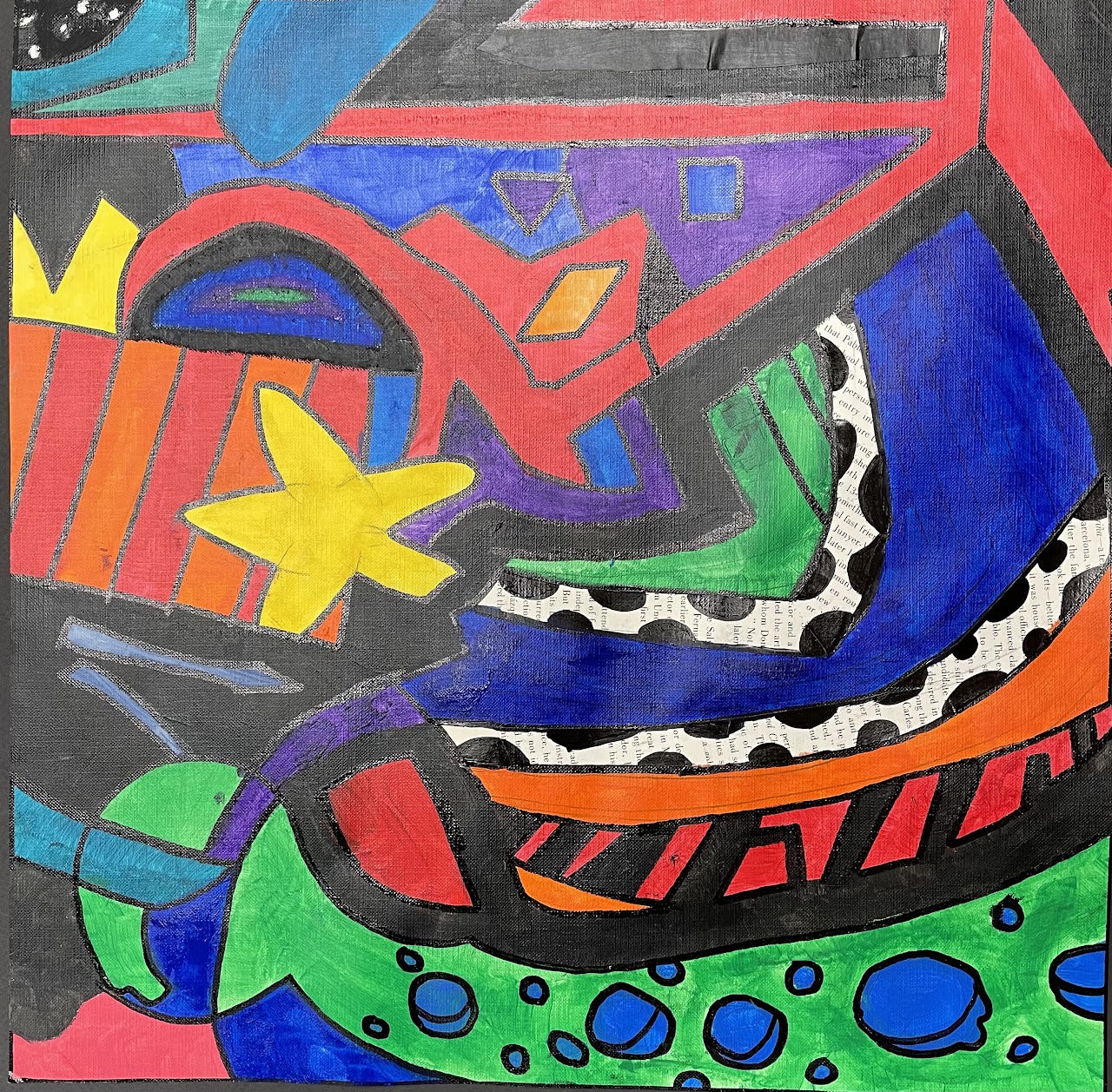 Abstract Mixed Media Paintings