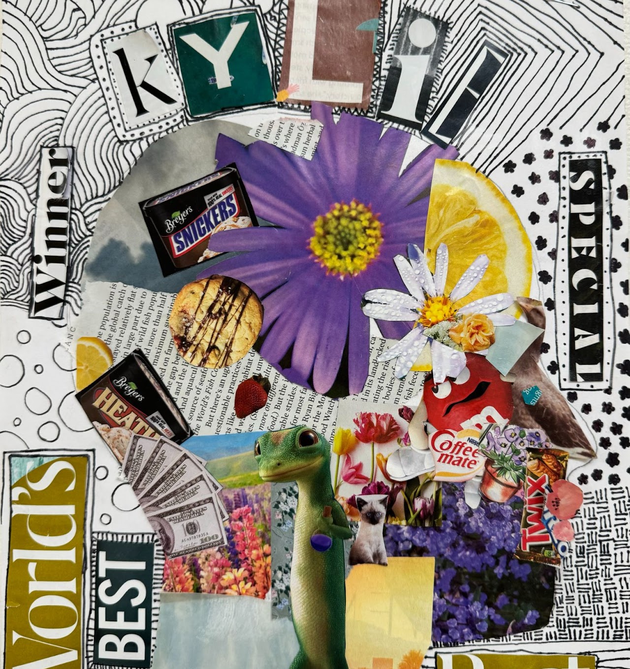 Collage Self-Portraits