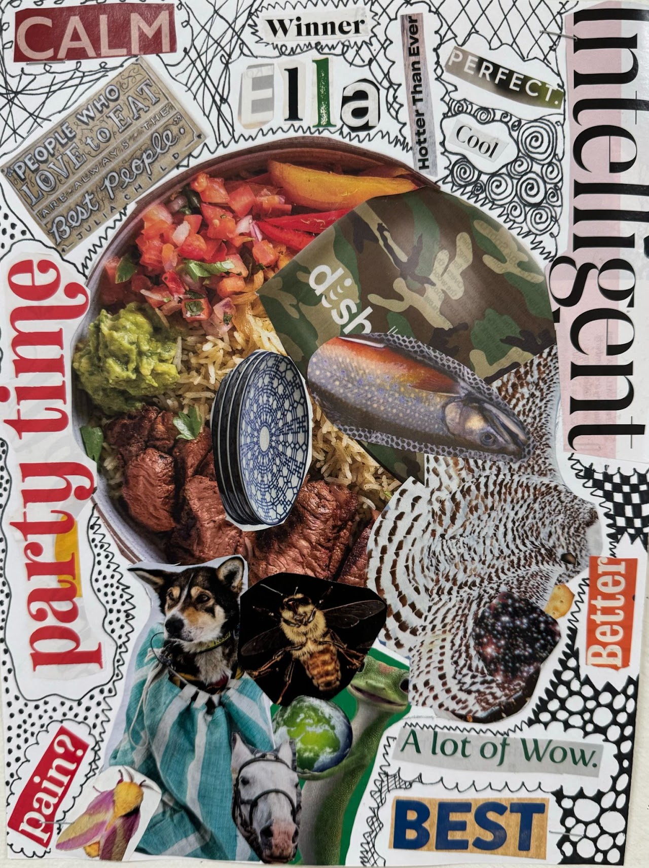 Collage Self-Portraits