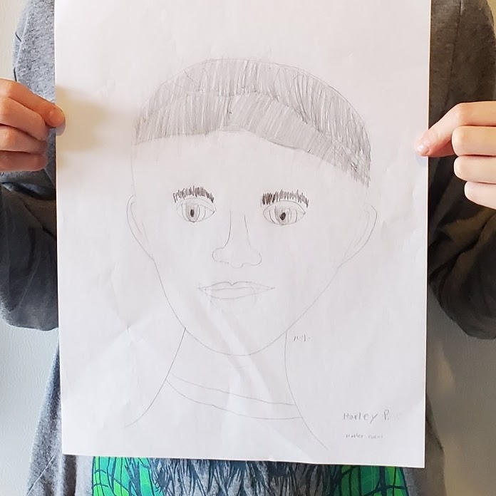 make a portrait for a friend