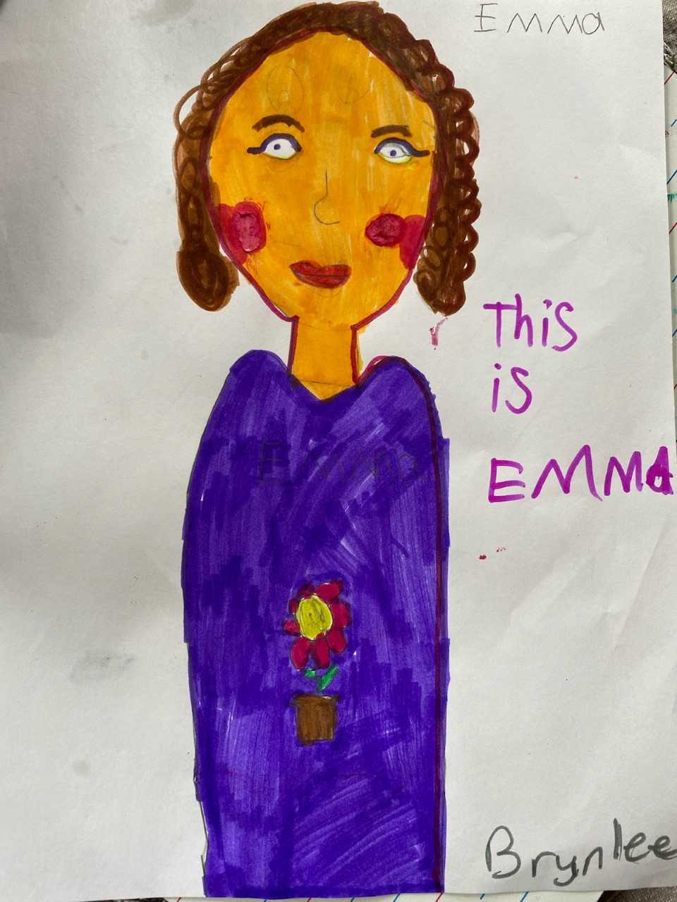 make a portrait for a friend