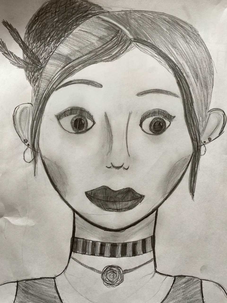 make a portrait for a friend