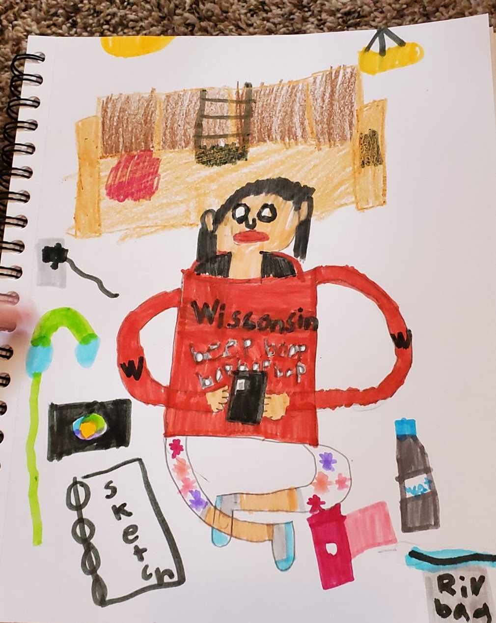 make a portrait for a friend