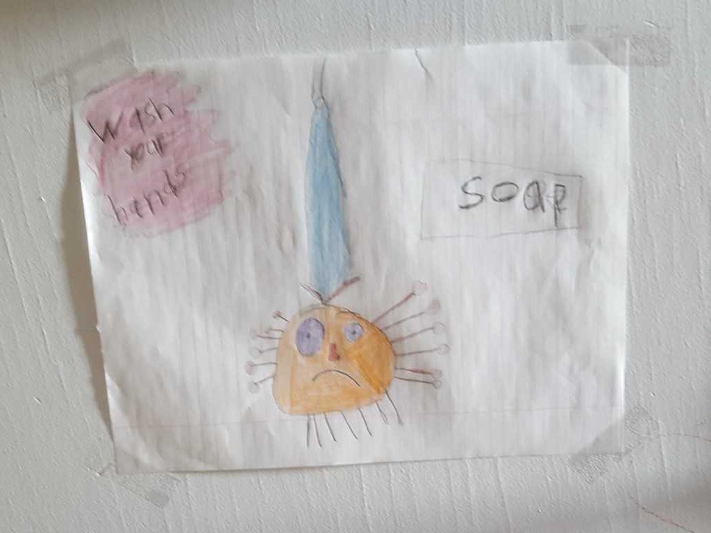 love seeing all your germs and the reminders to wash your hands. Keep sharing!