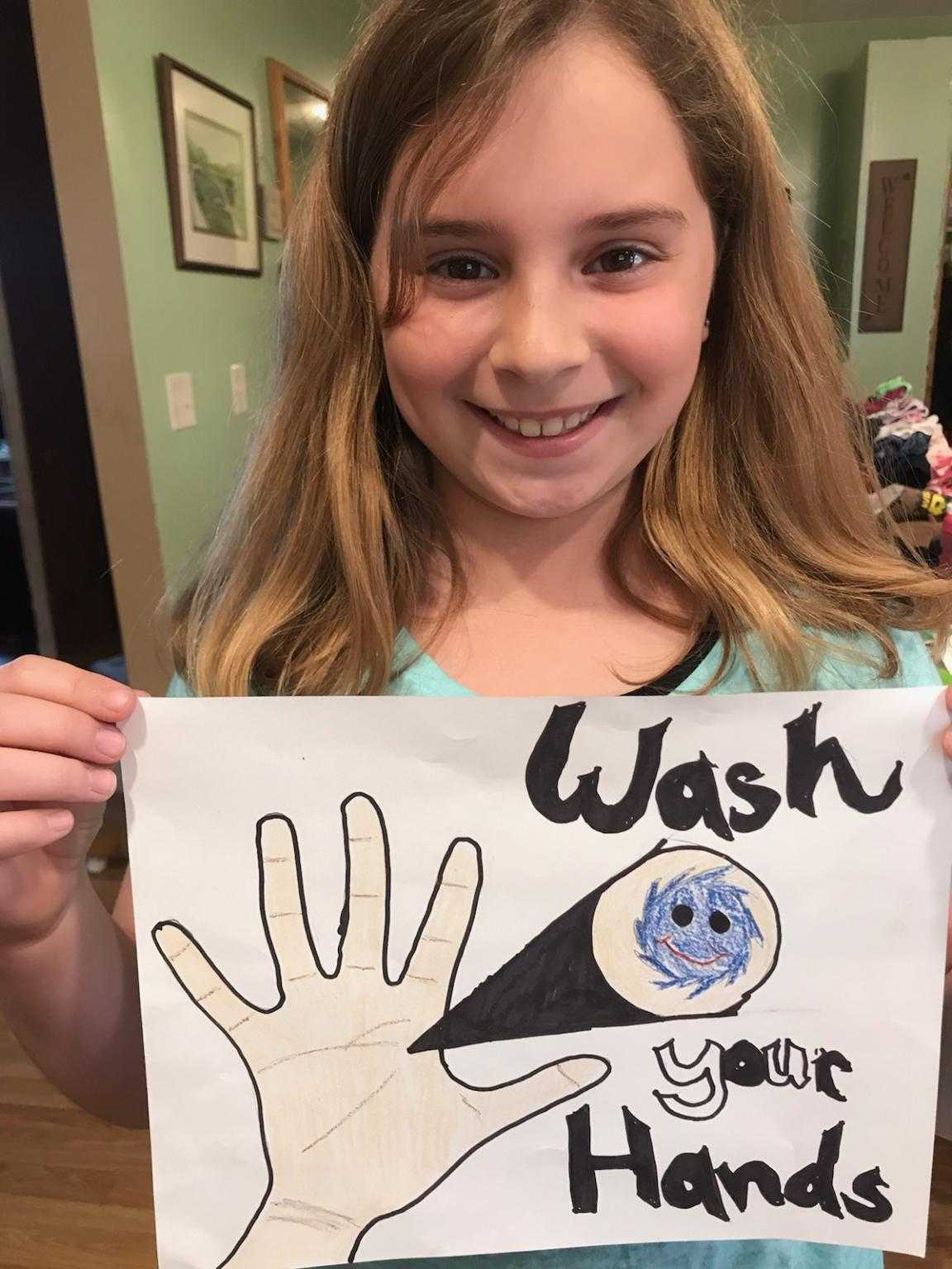 love seeing all your germs and the reminders to wash your hands. Keep sharing!