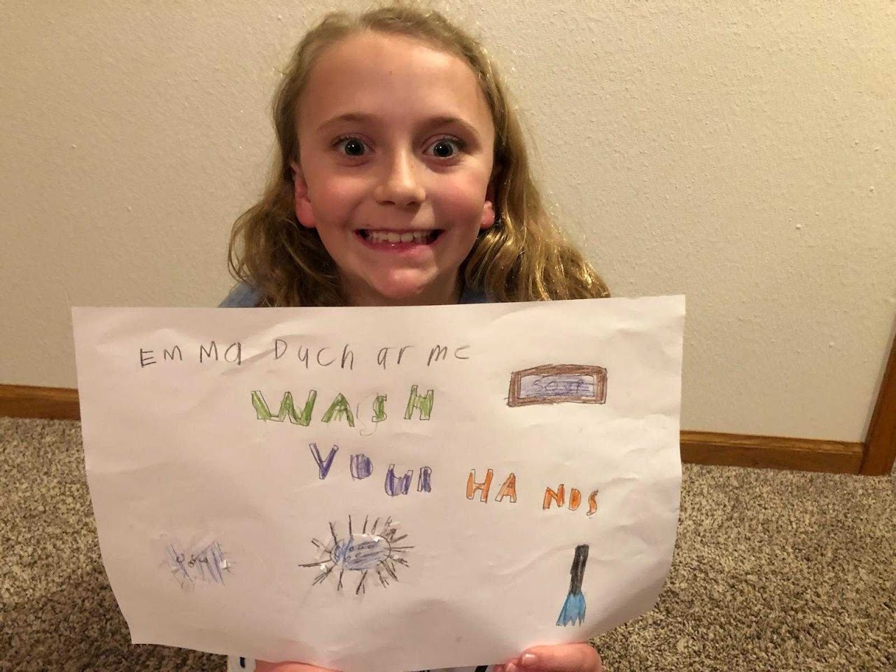 love seeing all your germs and the reminders to wash your hands. Keep sharing!