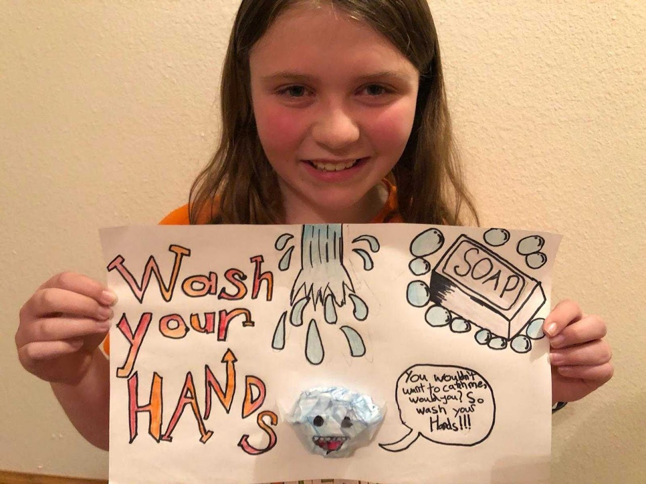 love seeing all your germs and the reminders to wash your hands. Keep sharing!