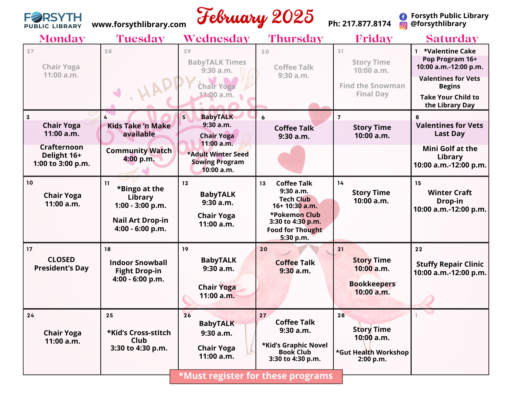 February Calendar