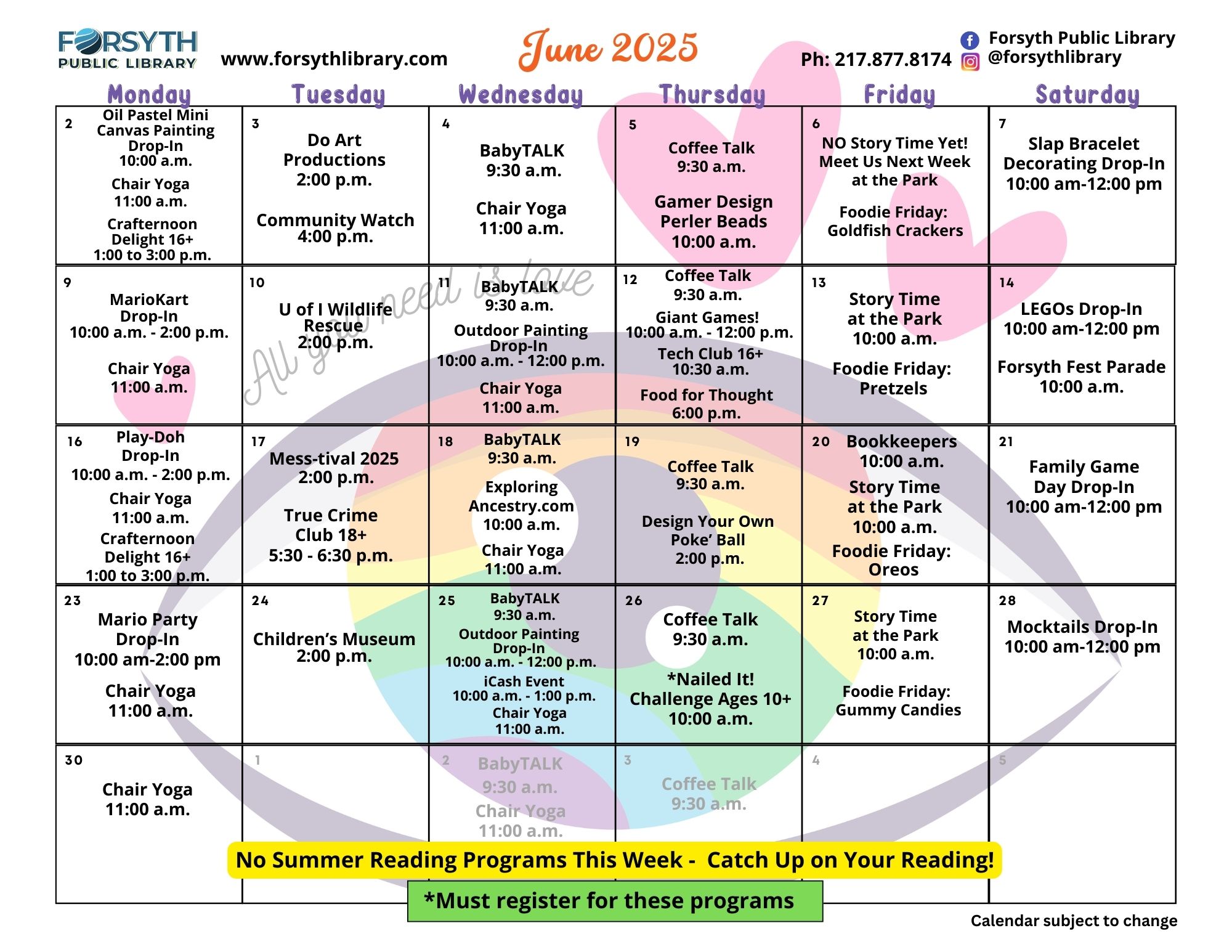 June Calendar