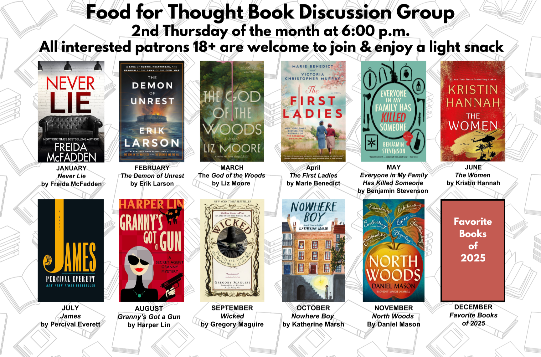 Food for Thought Latest Reads