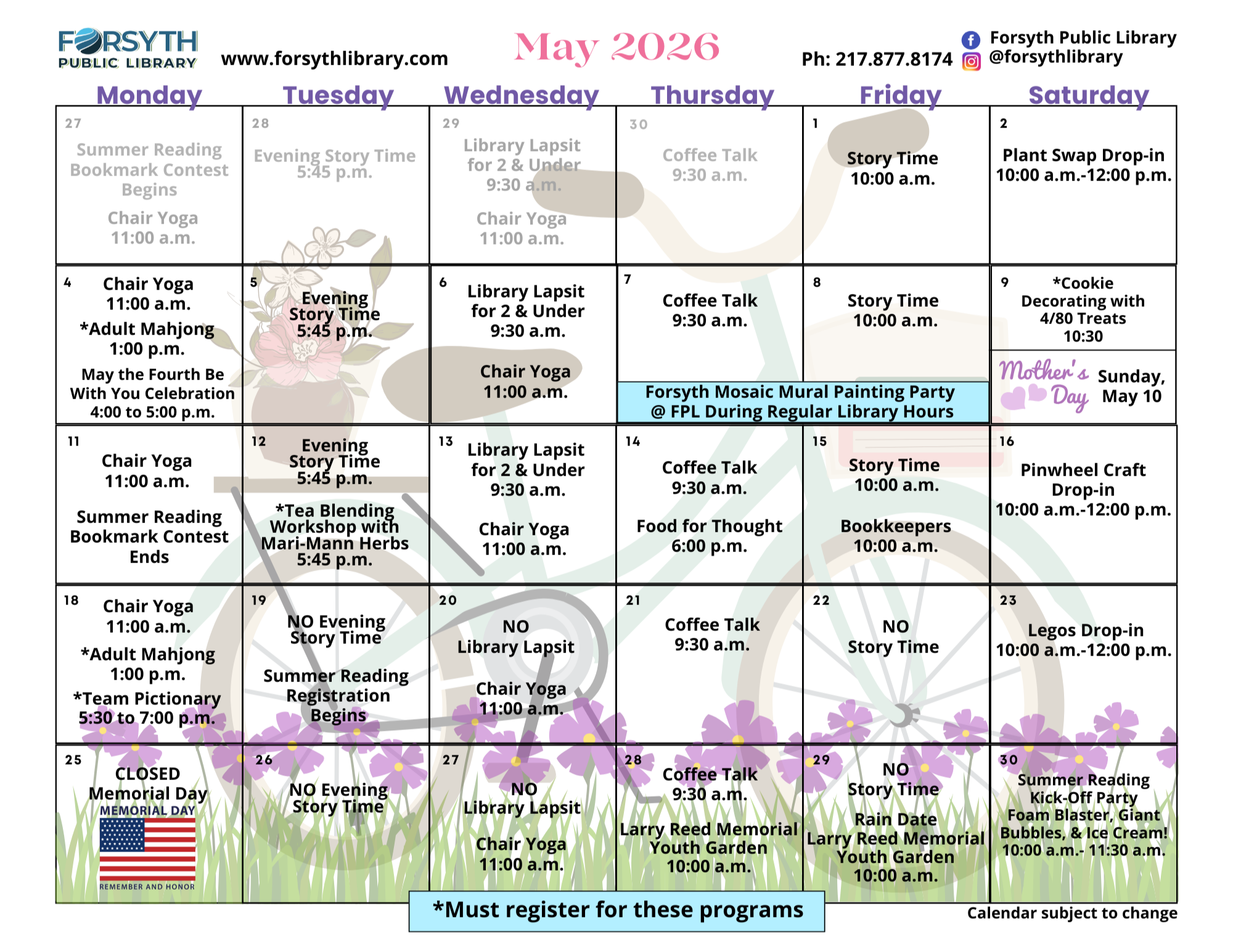 May Calendar