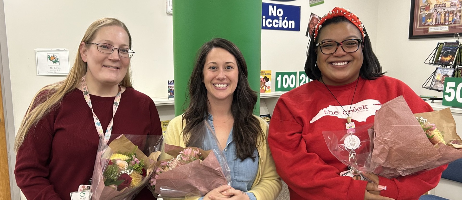 staff of the year, 2026 (Amy Bungard, Amy Swartzer, Janay Love)