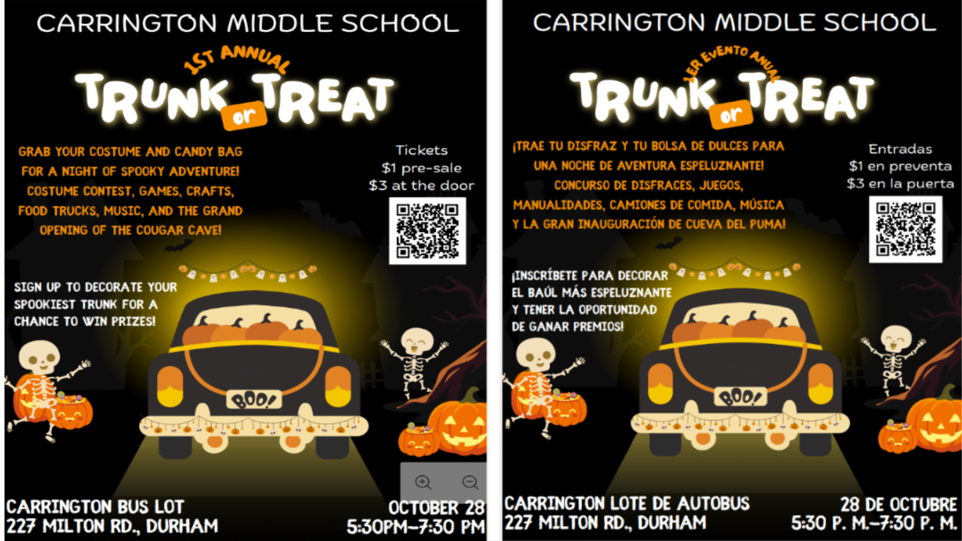 1st Annual Trunk or Treat