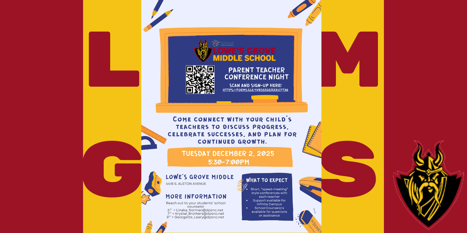 Conference Night Dec 2 - Please refer to events for details