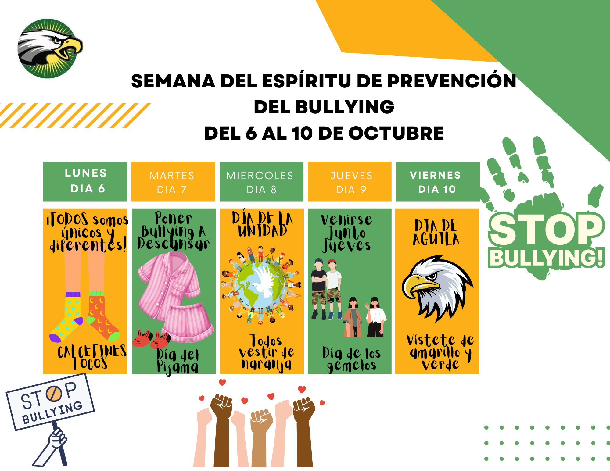 Bullying Prevention Spirit Week - Spanish