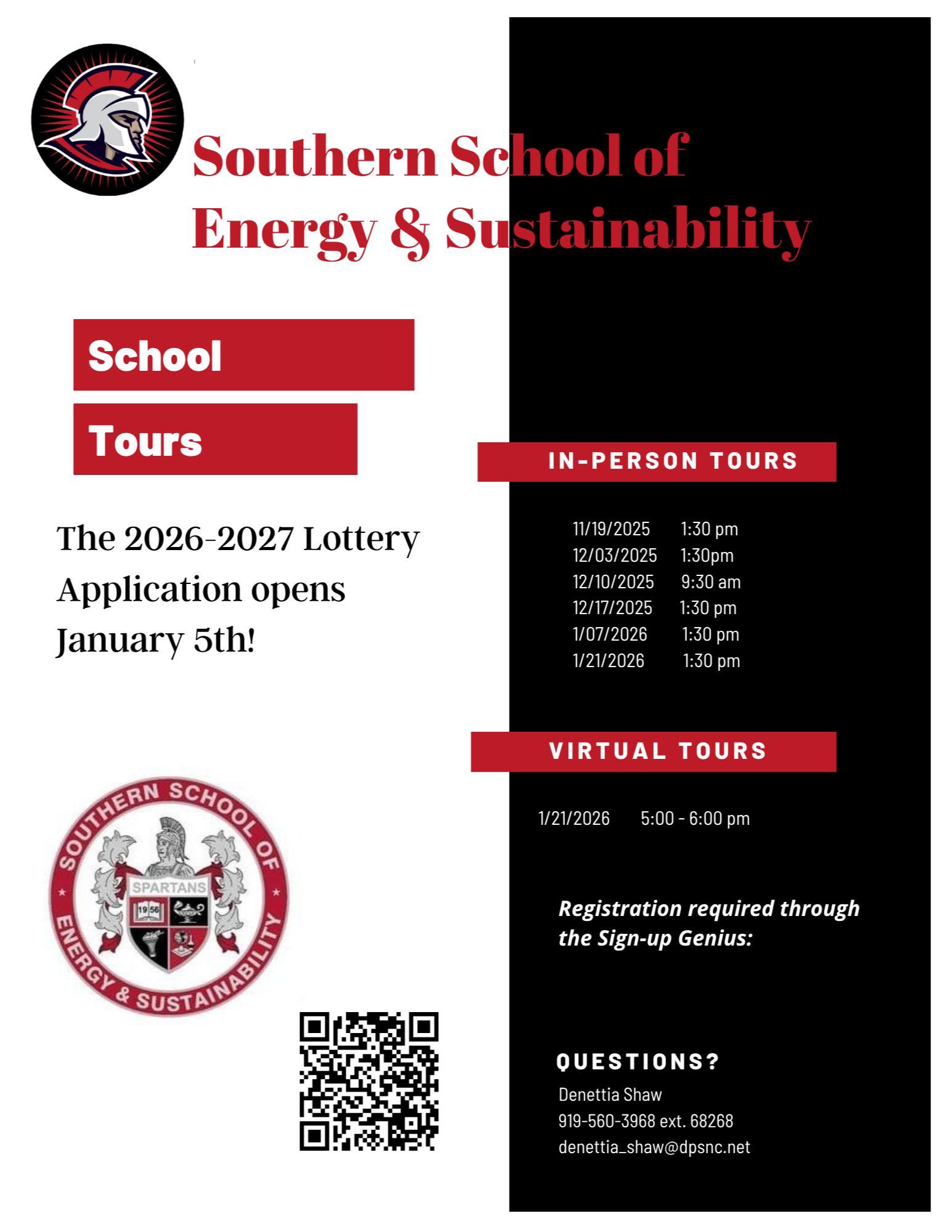 School Tour Flyer