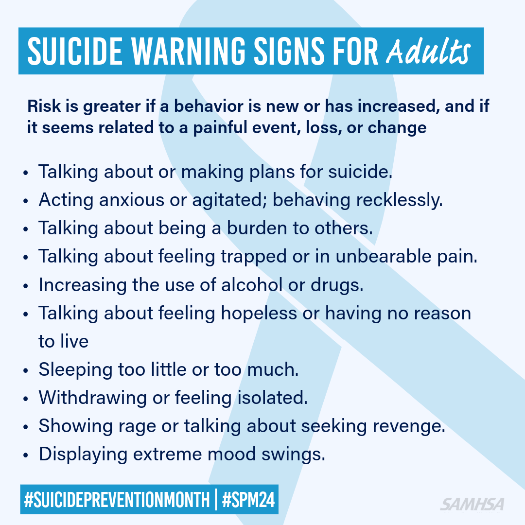 Adult warning signs