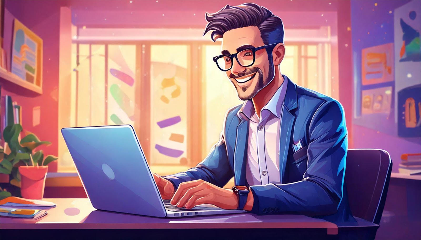 typing dude