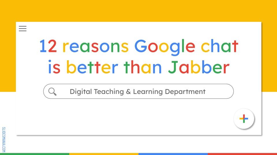 Google Chat Jabber