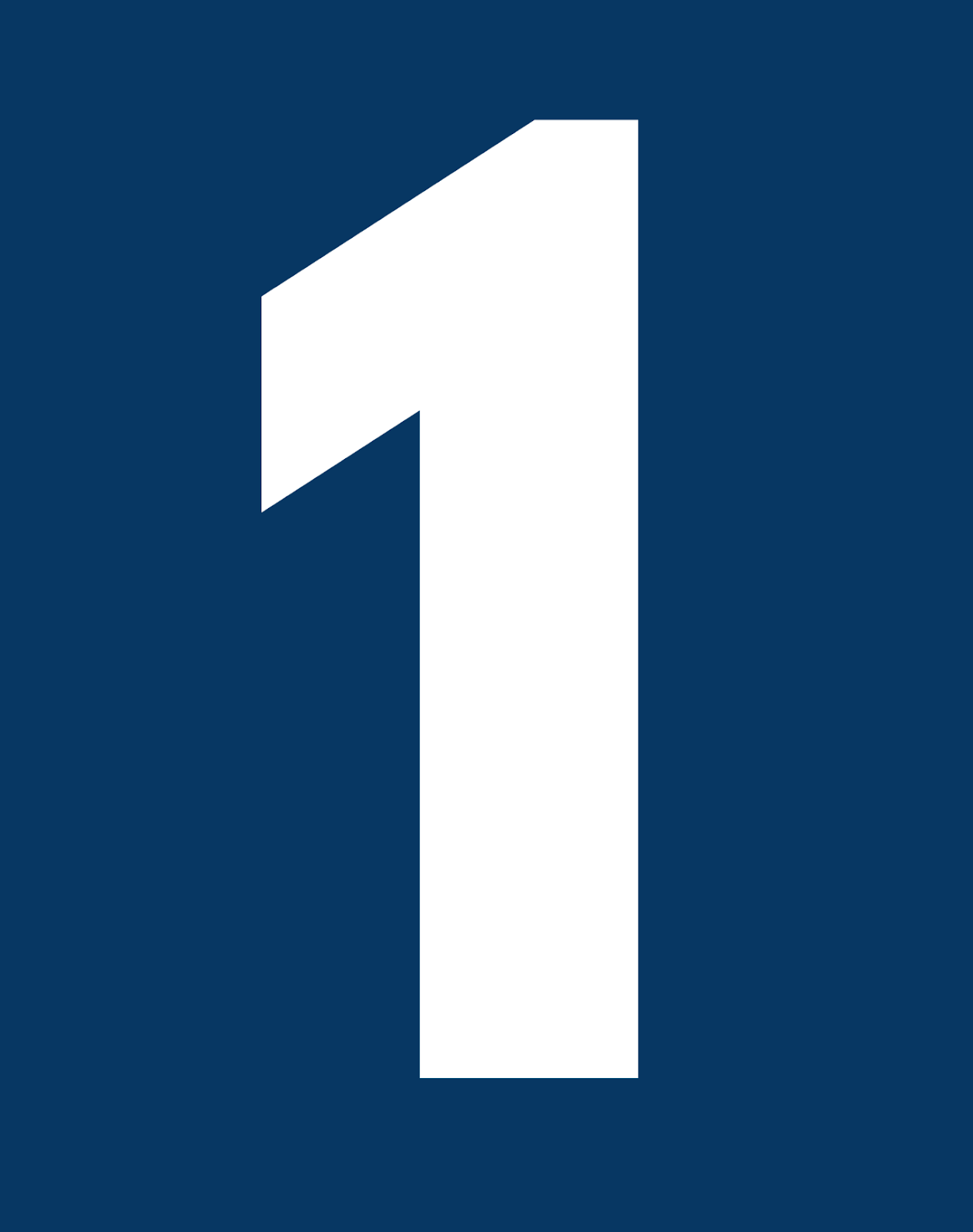 number 1
