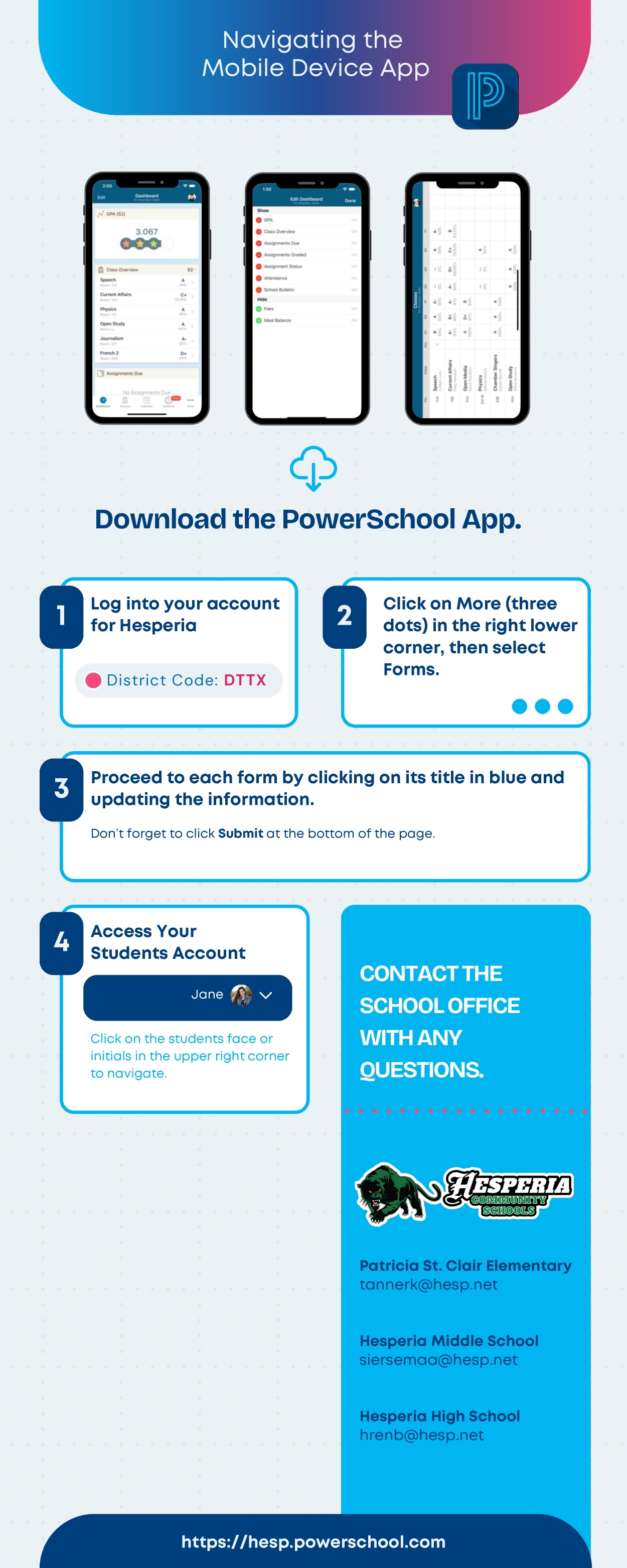 PowerSchool Directions 3