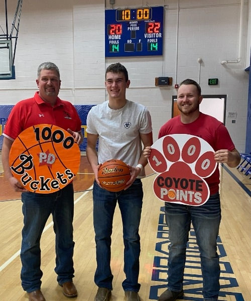 Luke K. Scores 1000th Point