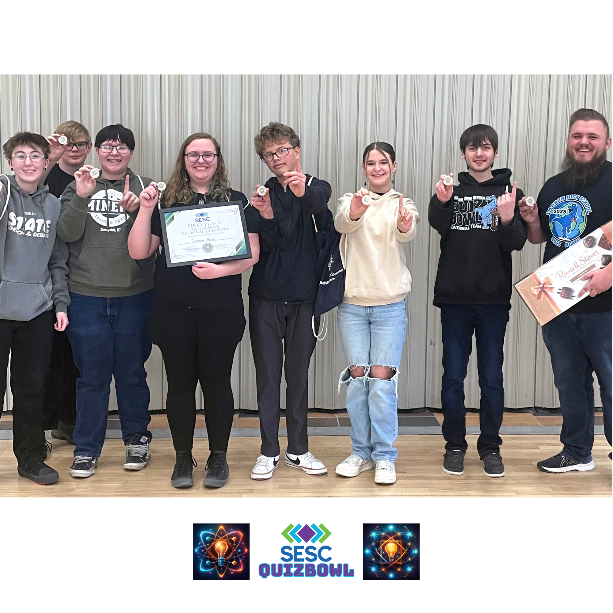 2025 SESC High School Quiz Bowl Champions - Carbon High School - Carbon