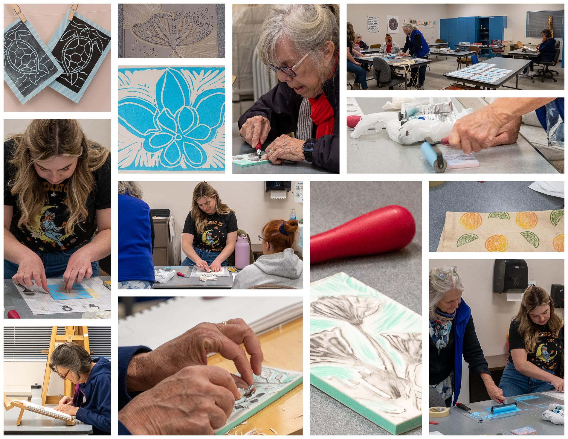 printmaking collage