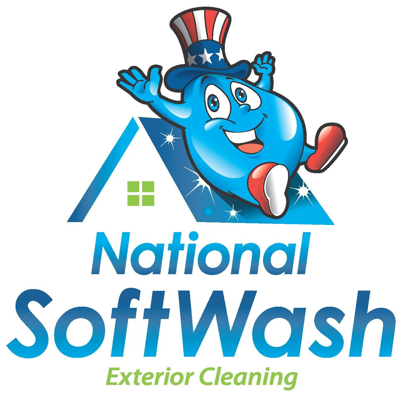 national soft wash exterior cleaning logo