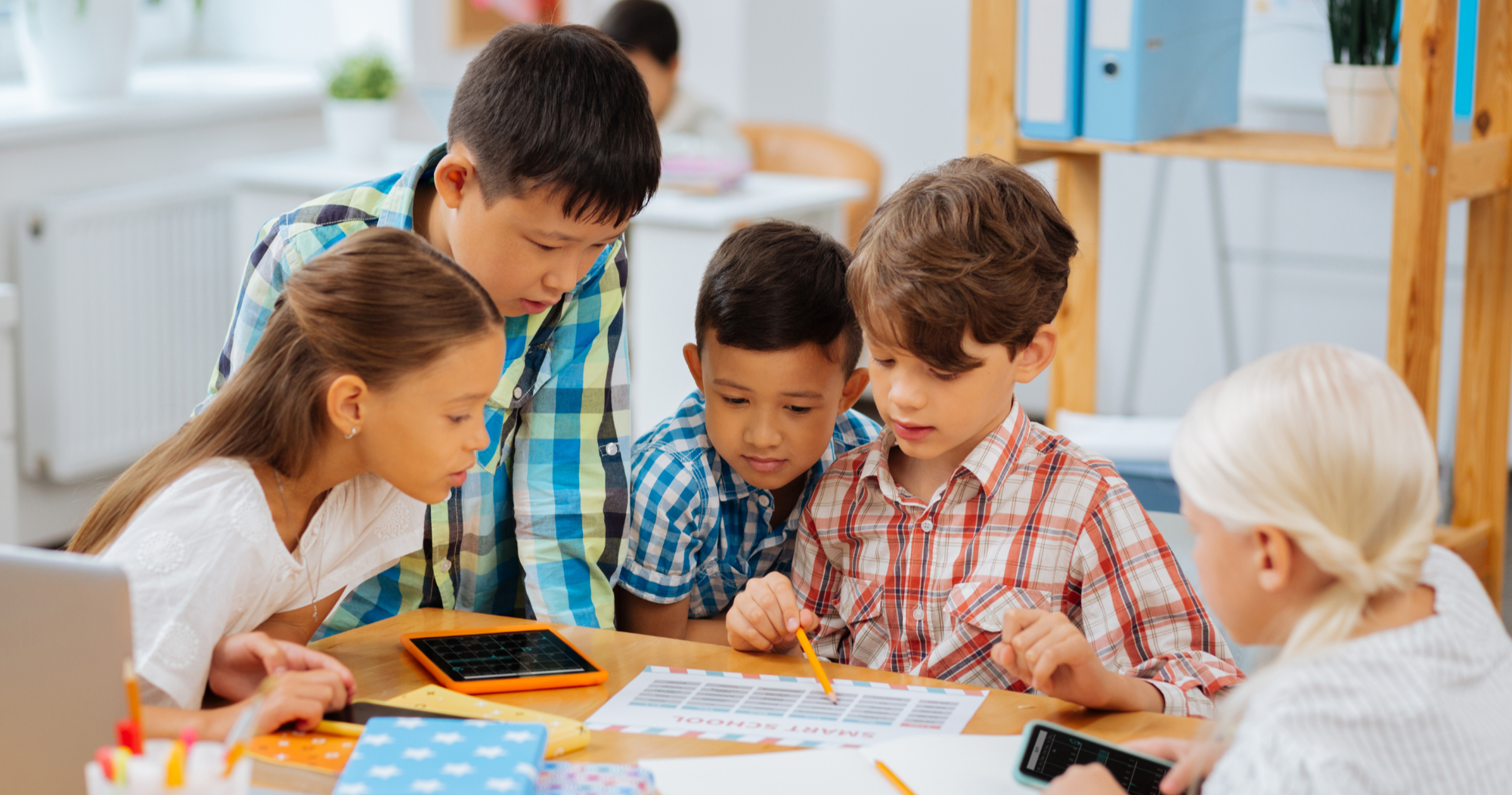 Stock photo - children learning