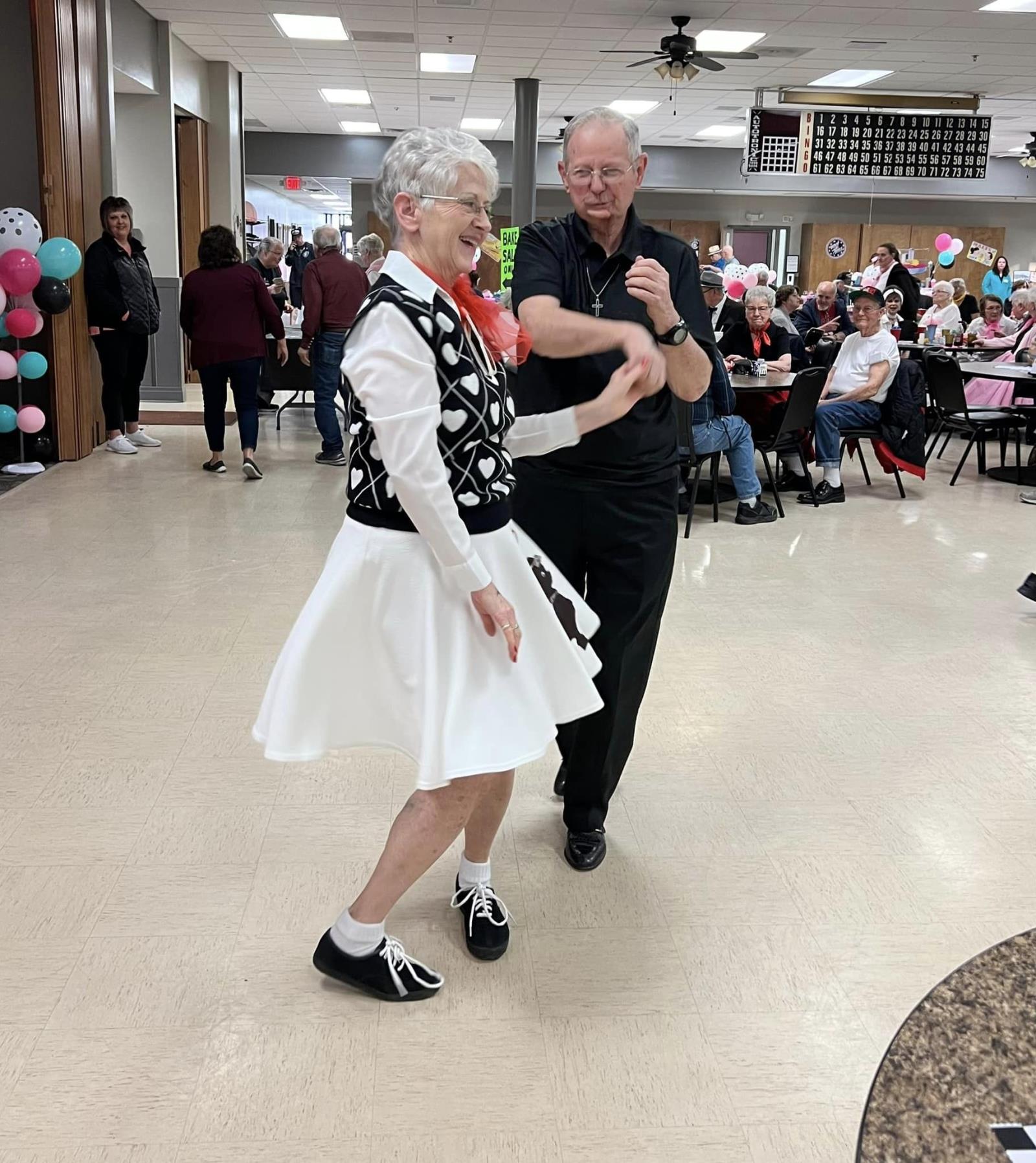 Grand Generations Sock Hop event