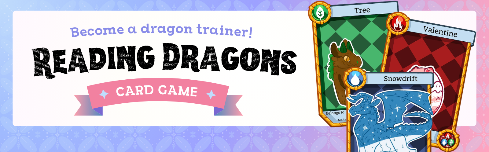 Reading Dragons Card Game: Become a dragon trainer!