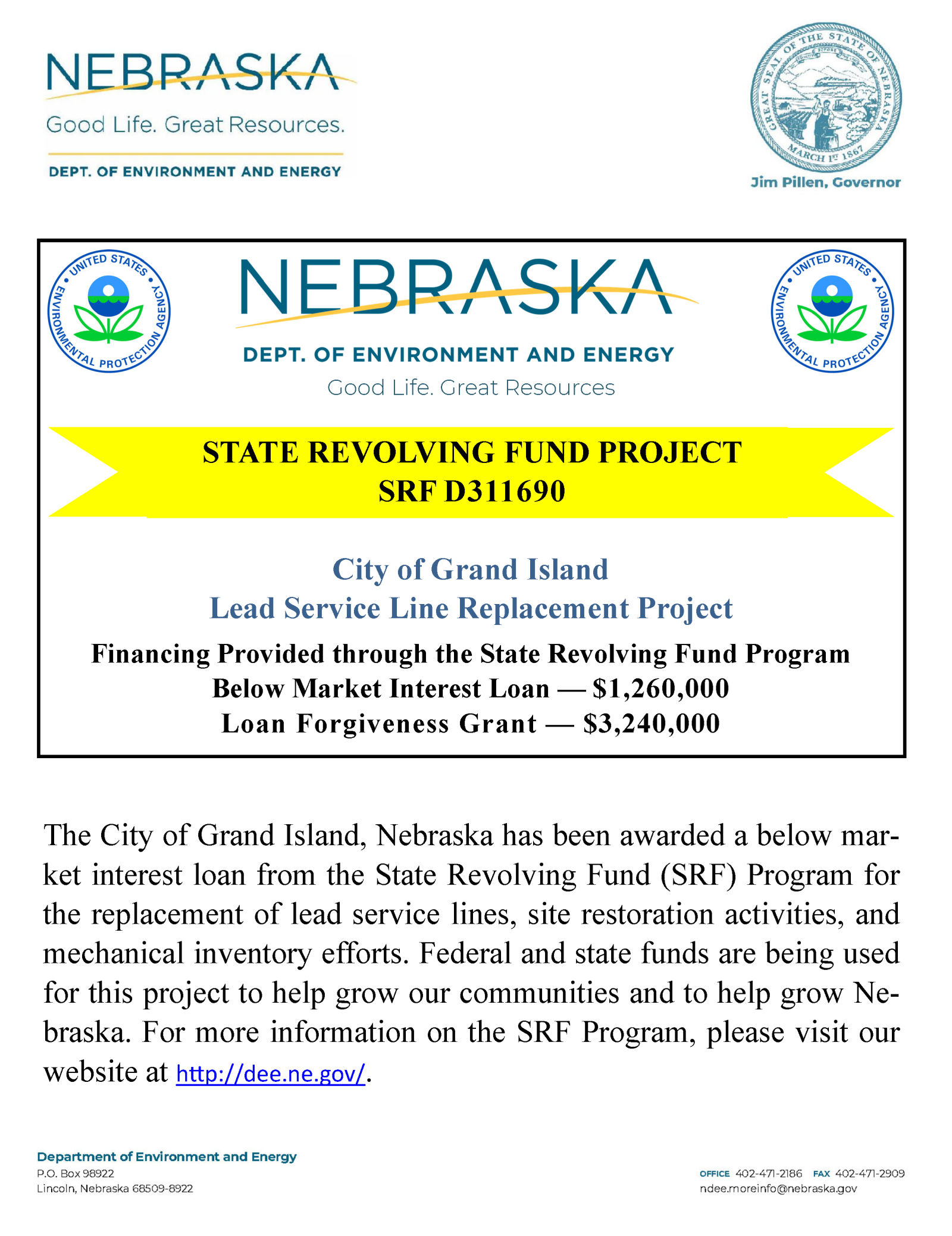 State Revolving Fund Project