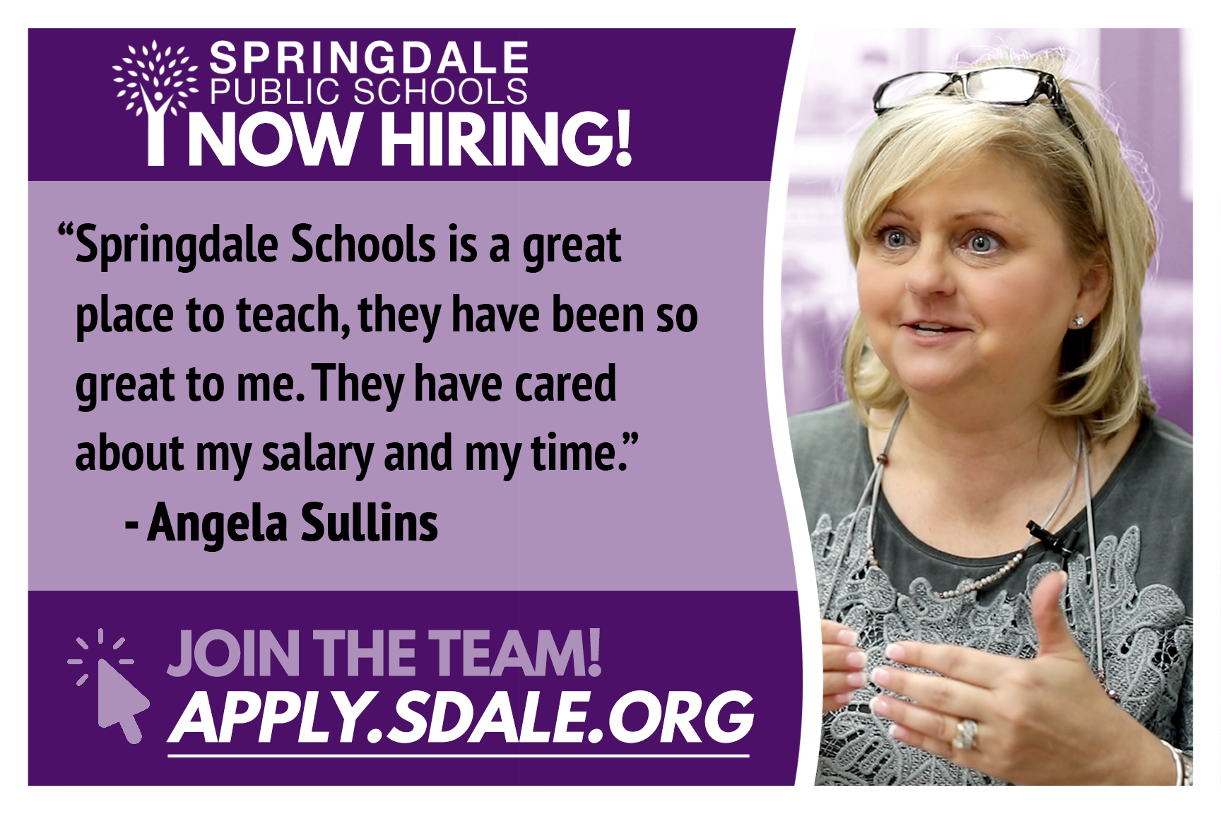Apply at Springdale Schools