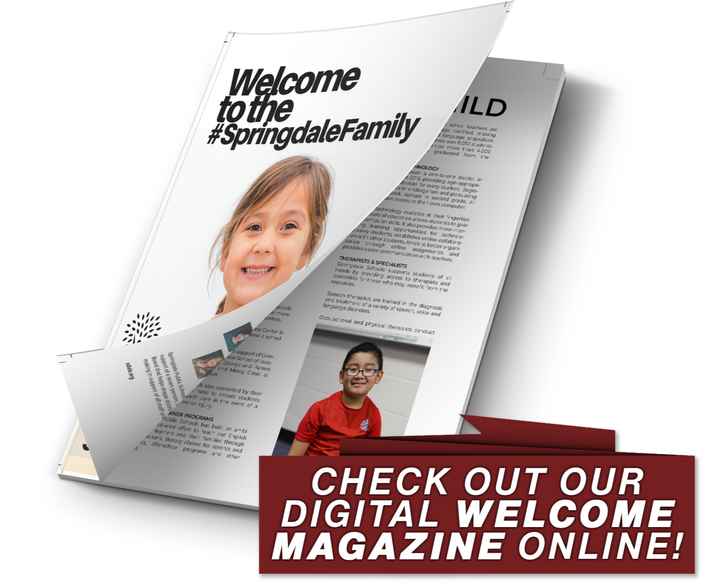 Read the Digital Welcome Magazine for Springdale Public Schools