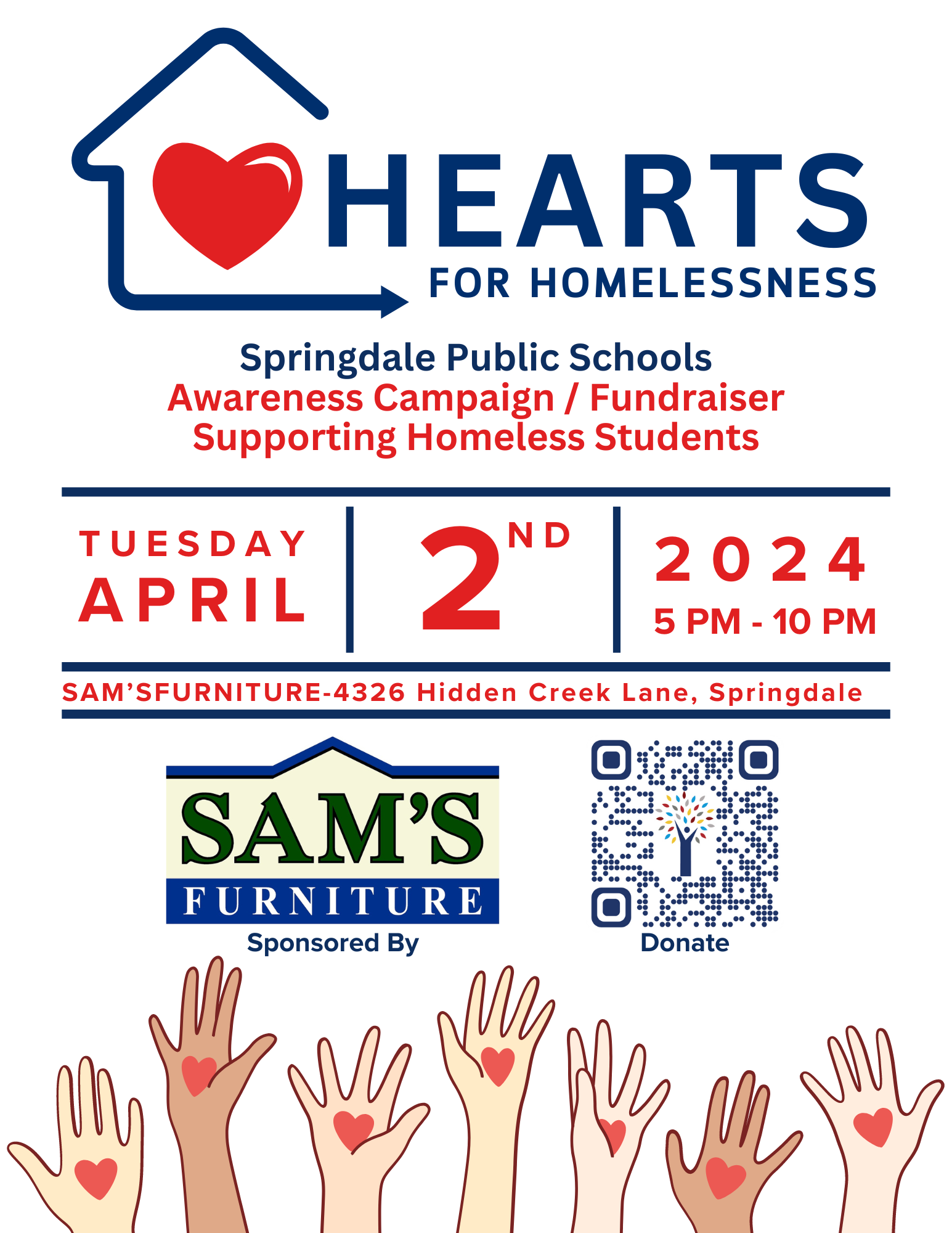 Hearts for Homelessness Flyer