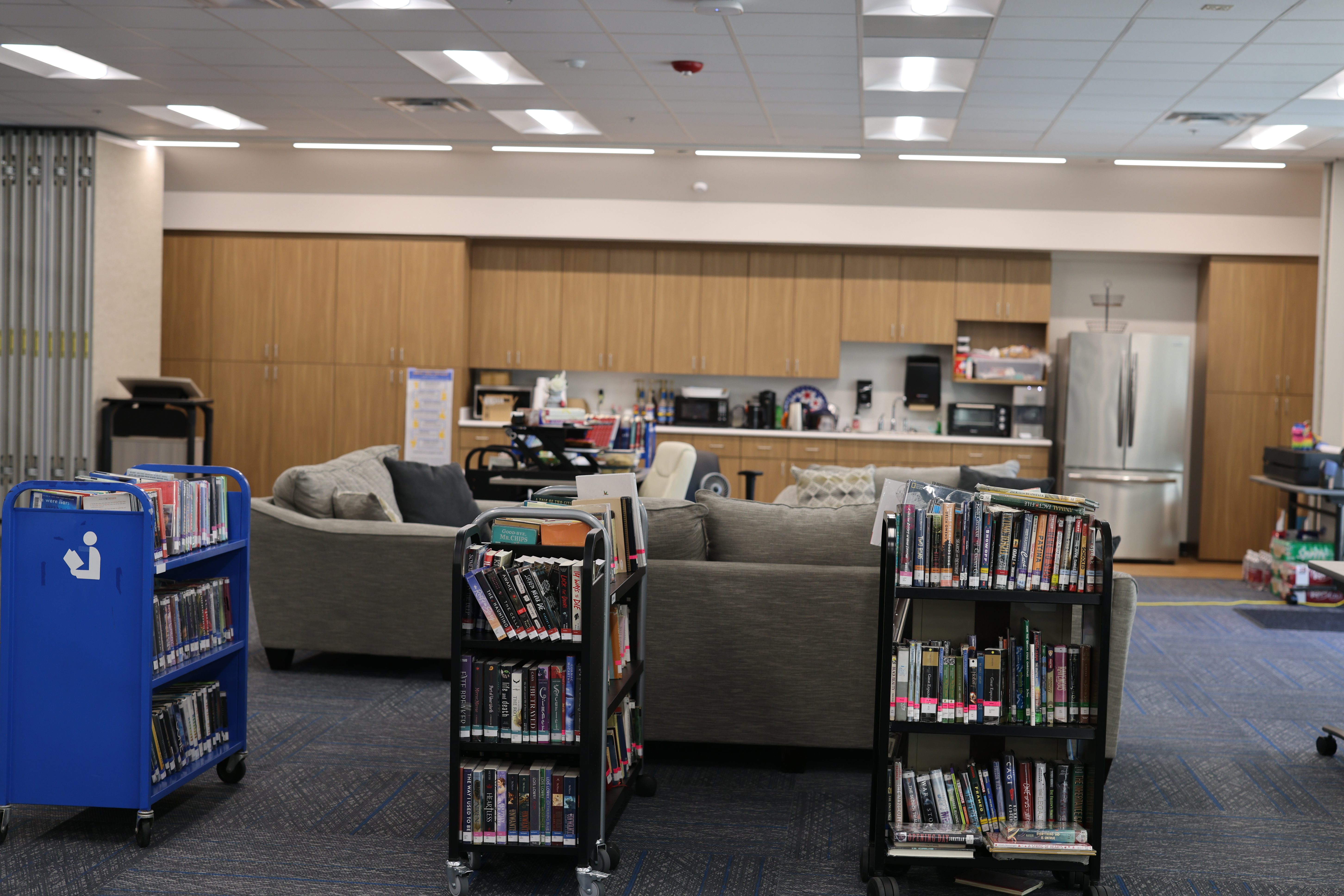 Updated library for Central Jr. High in Springdale, AR.