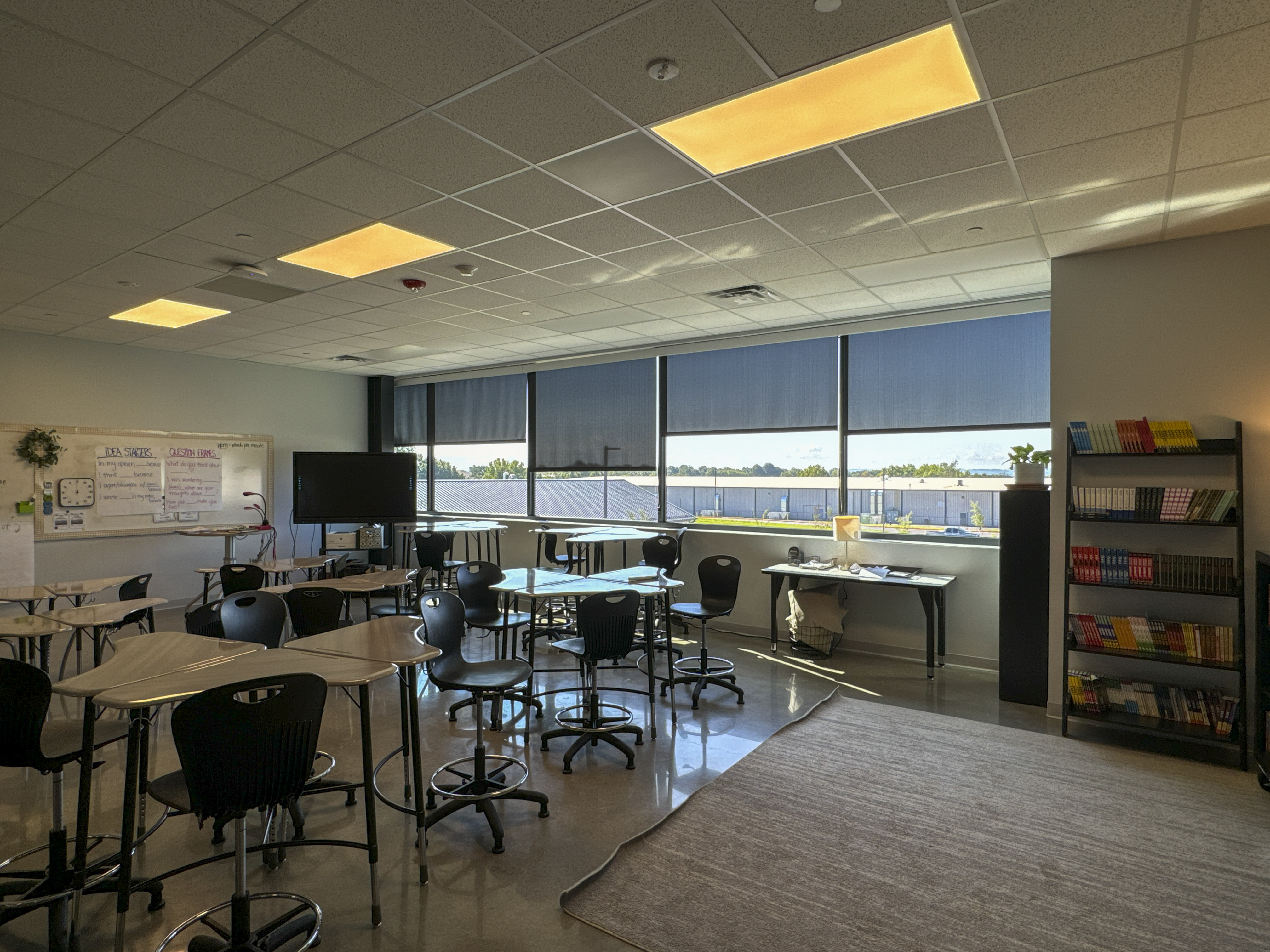 New classroom in Southwest Jr. High.