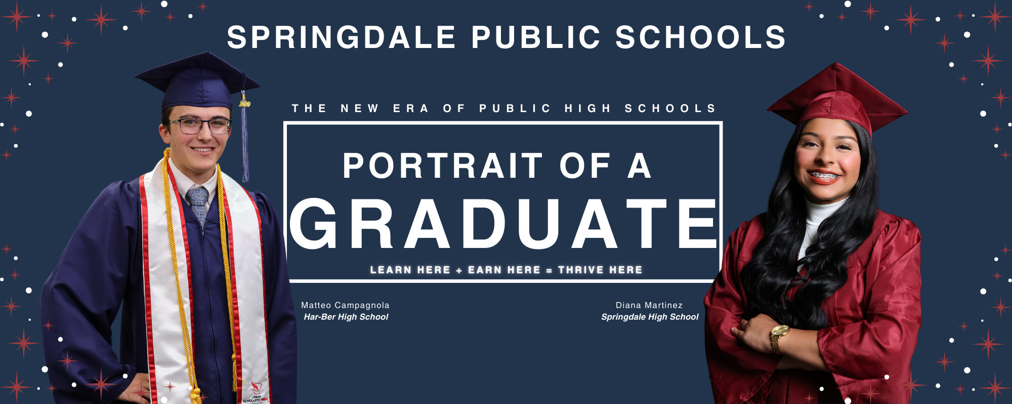 Portrait of a Graduate. Stories of graduates from Springdale Schools