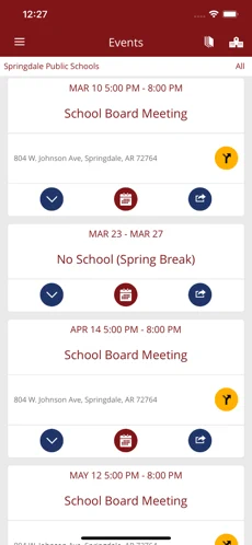 Springdale Schools Mobile App Screenshot #5