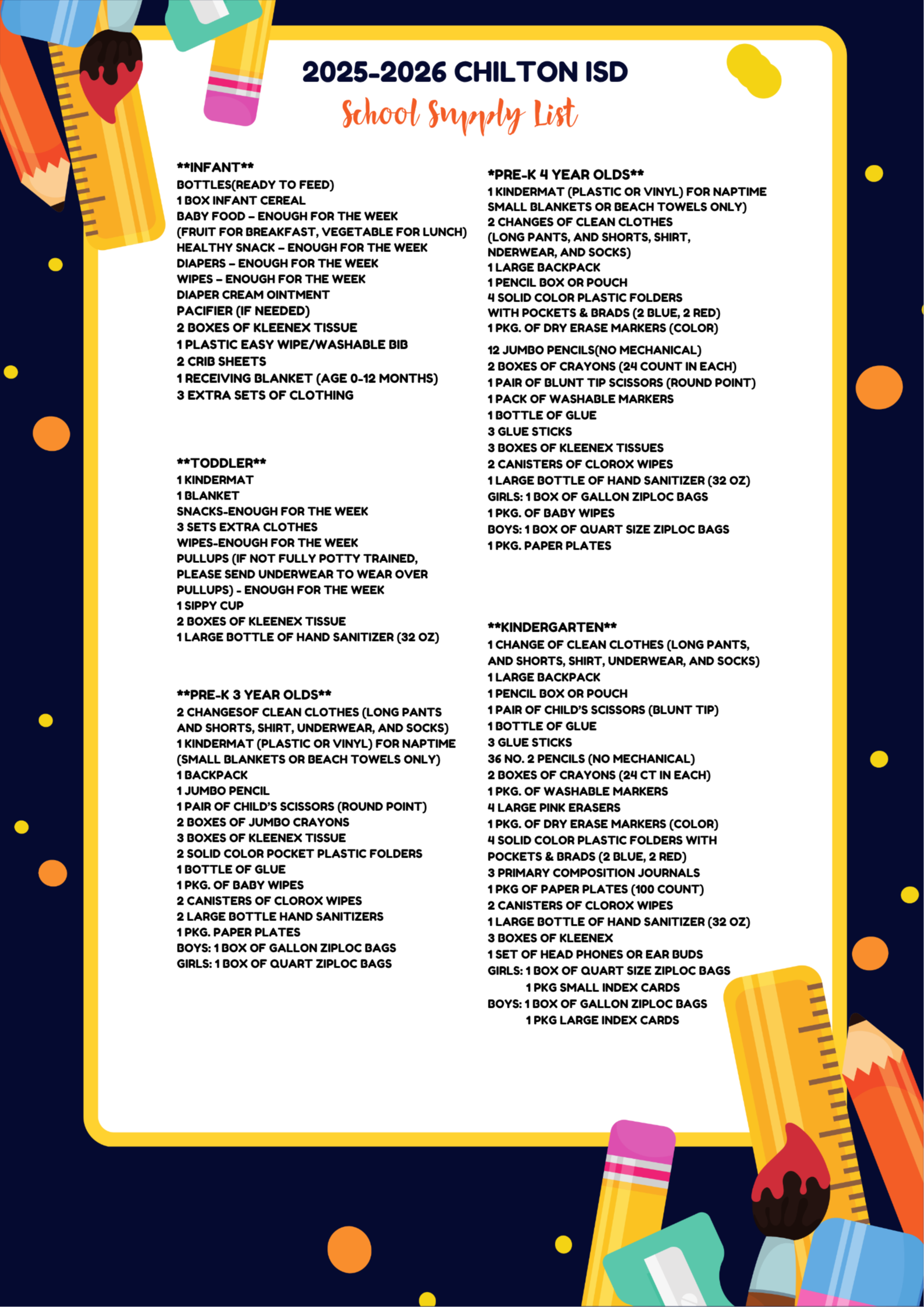 list 