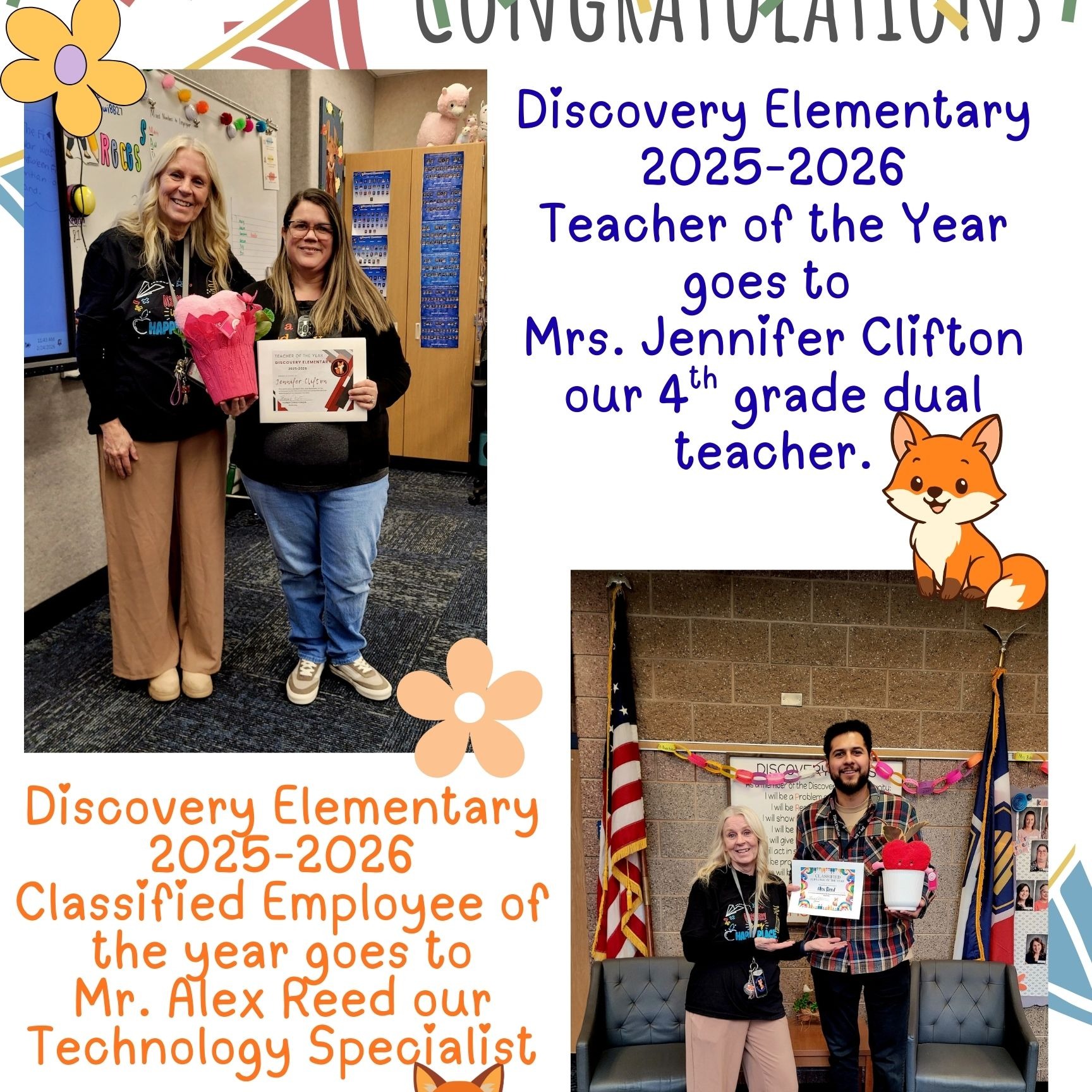 Teacher and Employee or the Year 2025-2026