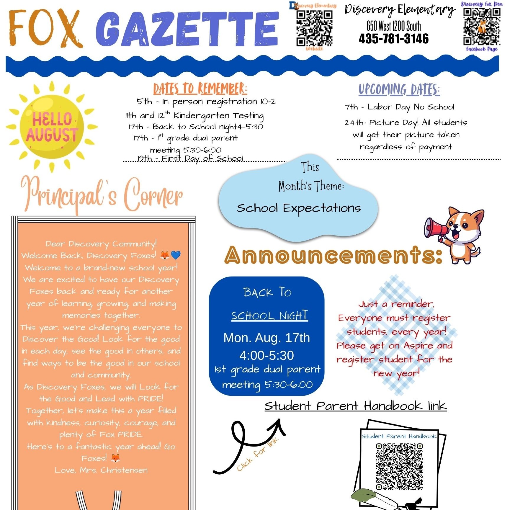 August Letters