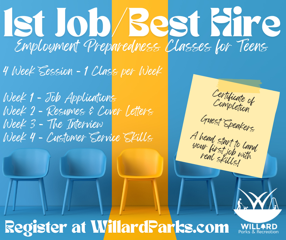 First Job / Best Hire - Employment Training for Teens banner