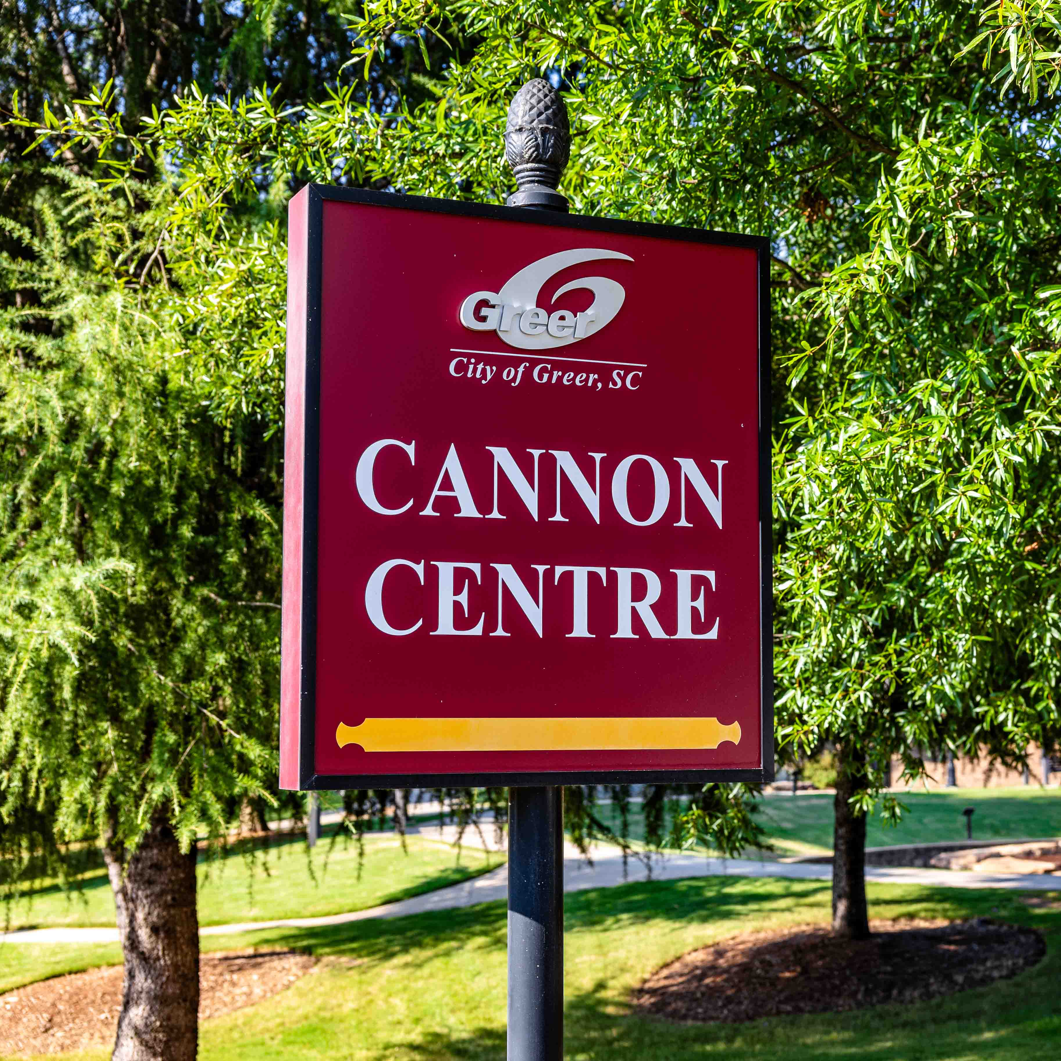 Cannon Centre sign