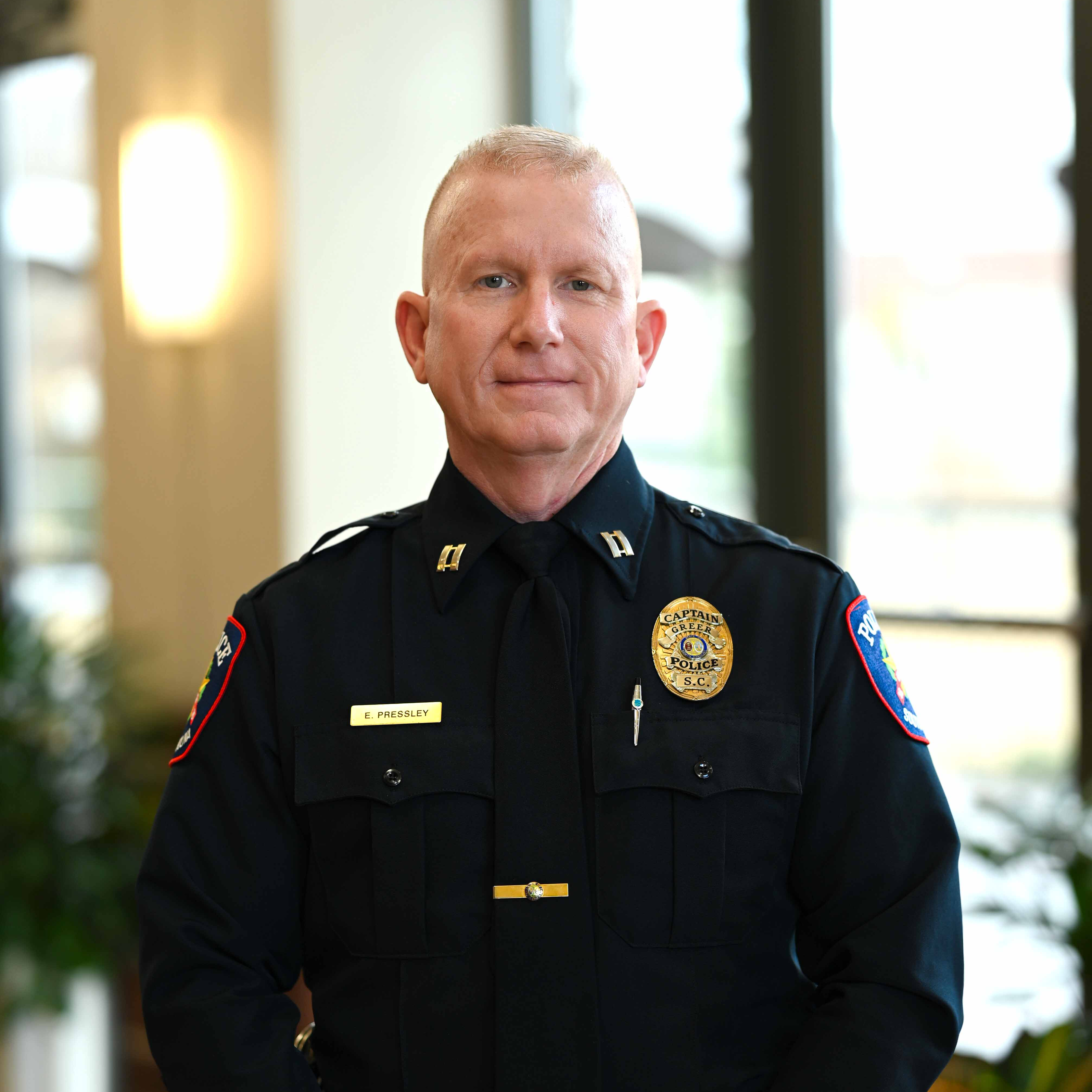 Greer Police Captain Eric Pressley