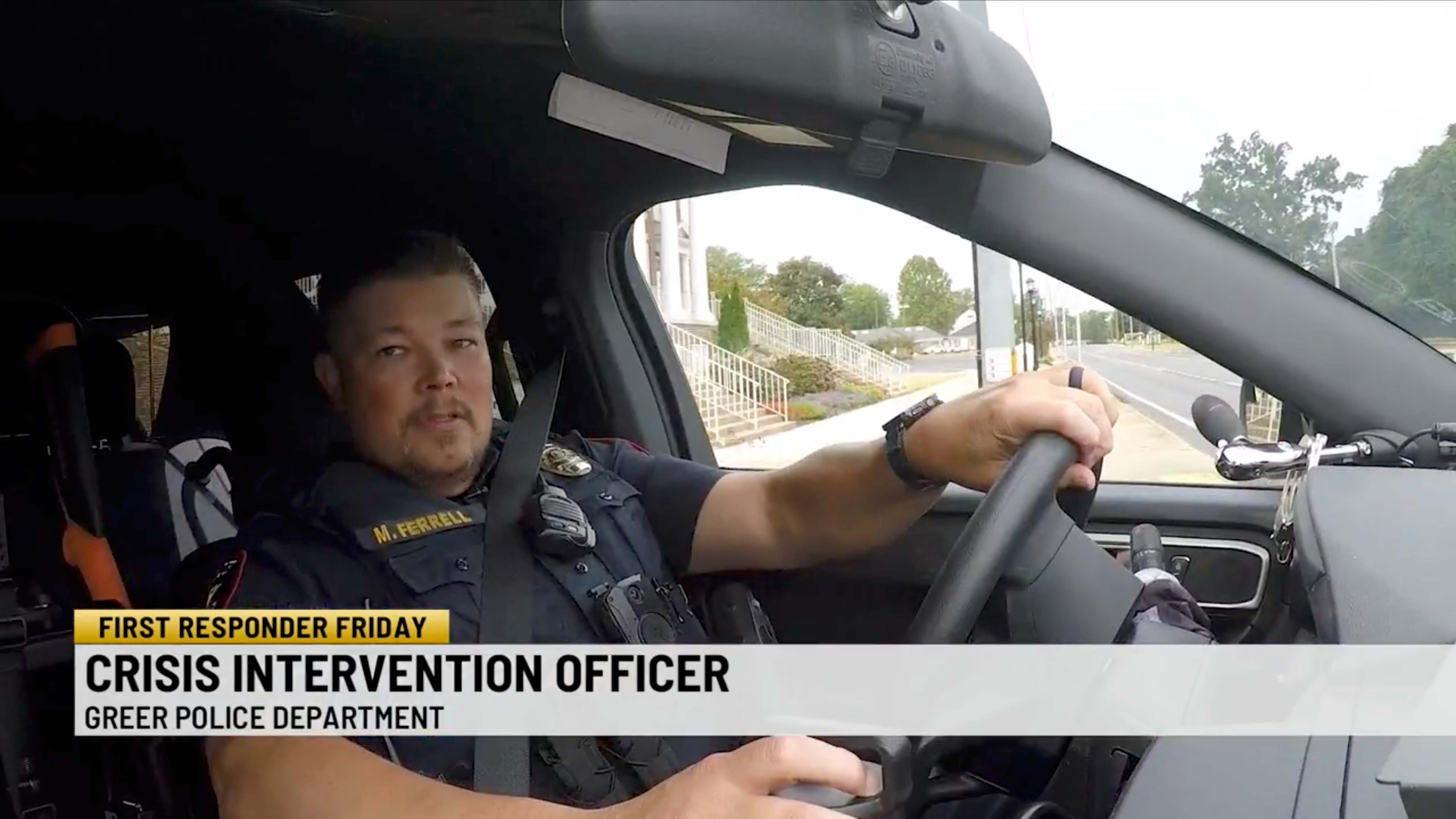 First Responder Friday WSPA Coverage of Crisis Intervention Officer