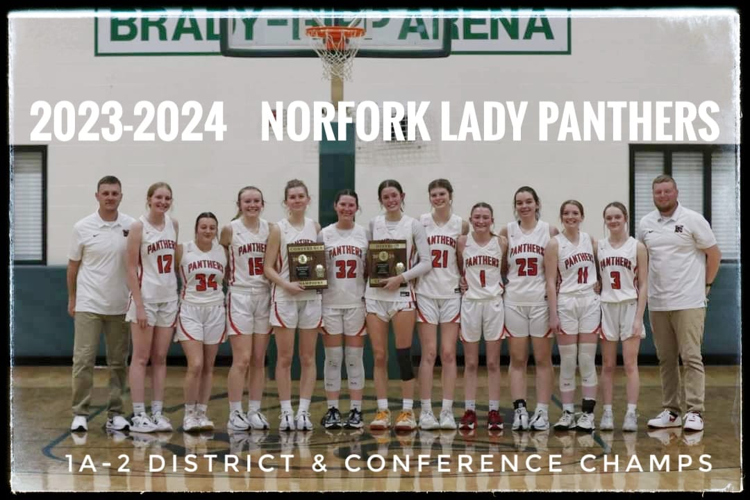 Norfolk Lady Panthers 2023 Conference Champions