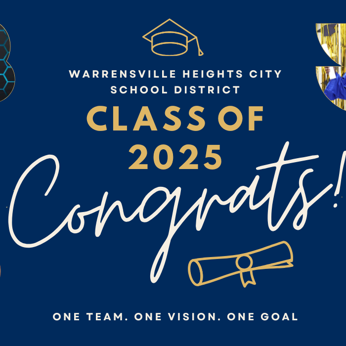 Photo of newsletter cover that says congrats class of 2025