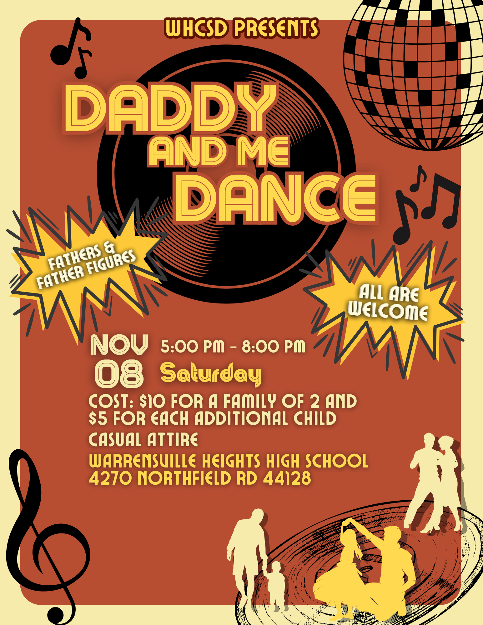 Daddy and Me Dance Flyer